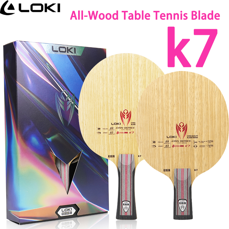 Table Tennis Player - LOKI 7Ply Pure Wood Ping Pong