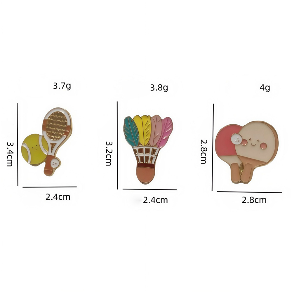 Zinc Alloy Brooches Stylish Ba - مراجعة Table Tennis Kit Bag وسعره
