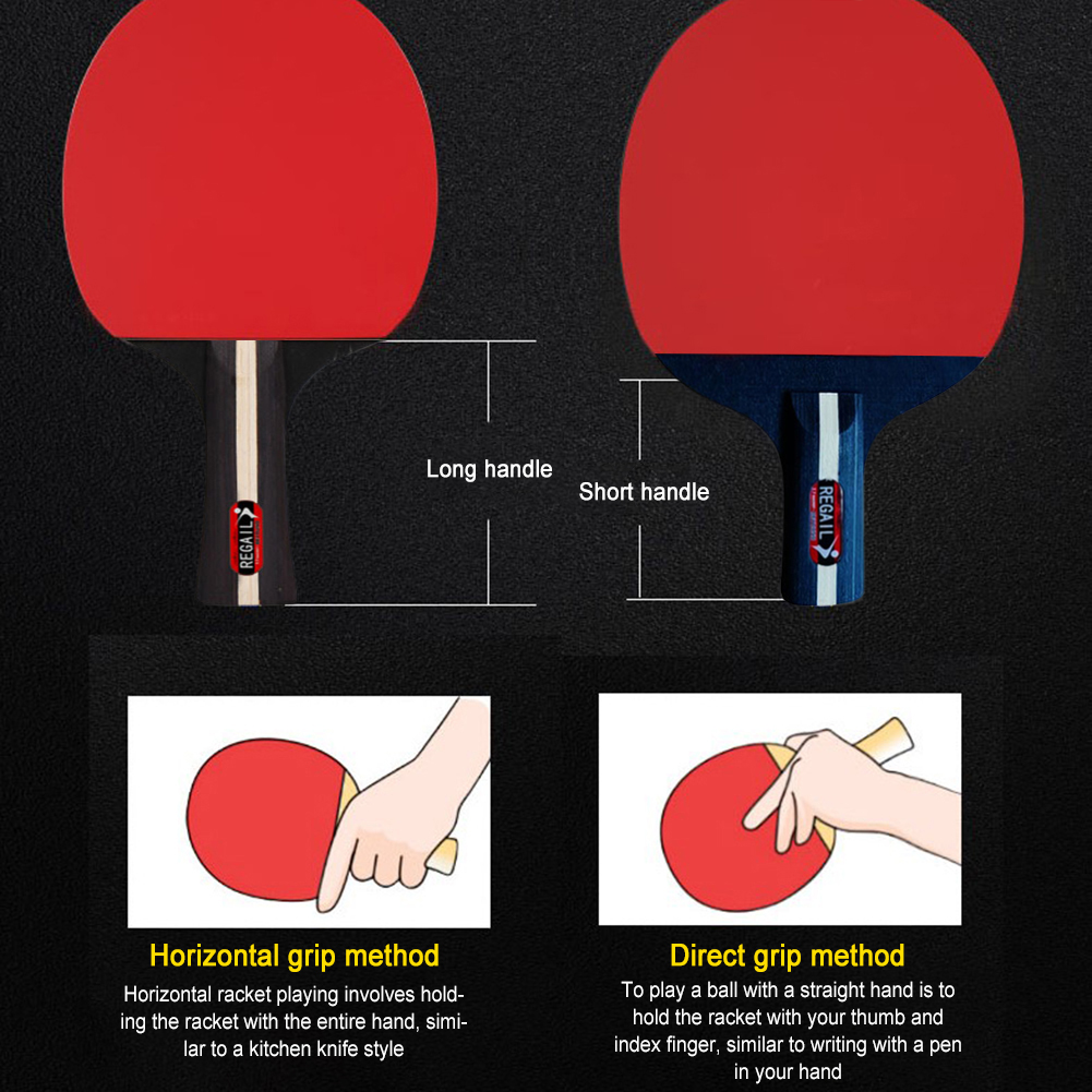 Table Tennis Racket 2 Rackets  - مراجعة Table Tennis Kit Bag وسعره