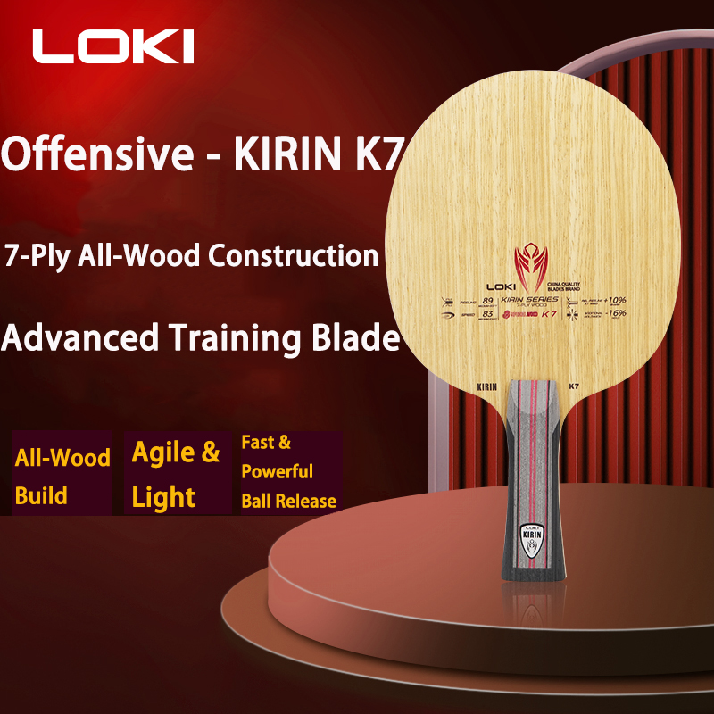 LOKI 7Ply Pure Wood Ping Pong  - مراجعة Table Tennis Player وسعره