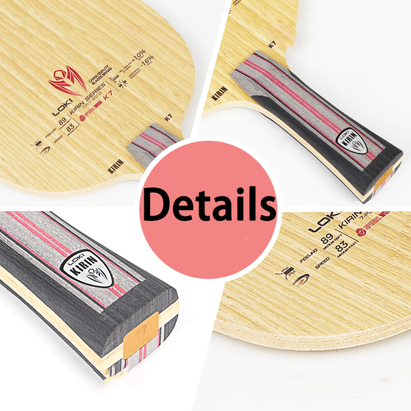 LOKI 7Ply Pure Wood Ping Pong  - مراجعة Table Tennis Player وسعره