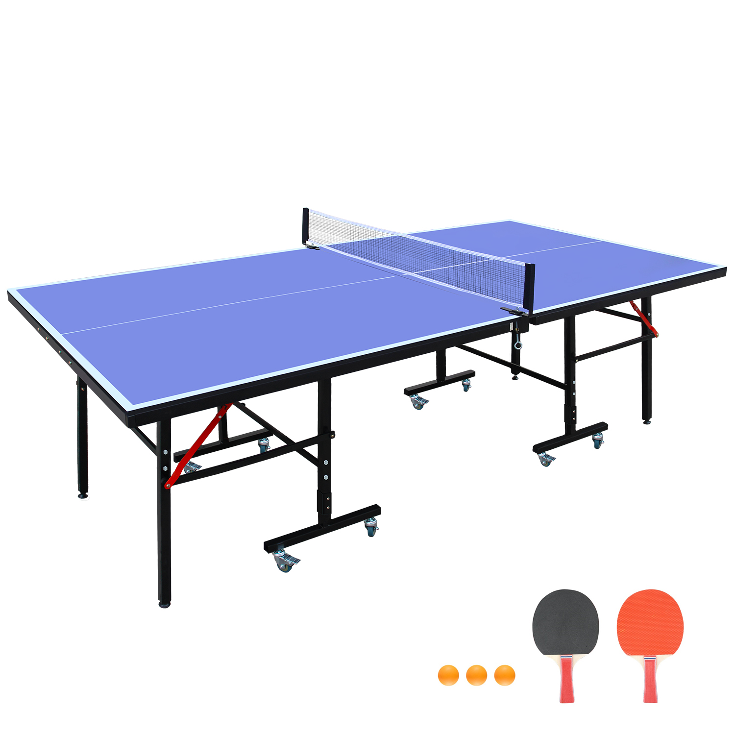 8 ft Blue Foldable Table Tenni - مراجعة Table Tennis Net Set وسعره