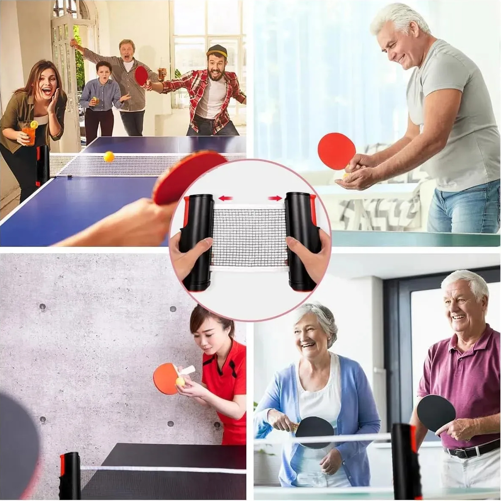 Table Tennis Net Ping Pong Rac - مراجعة Table Tennis Net Set وسعره