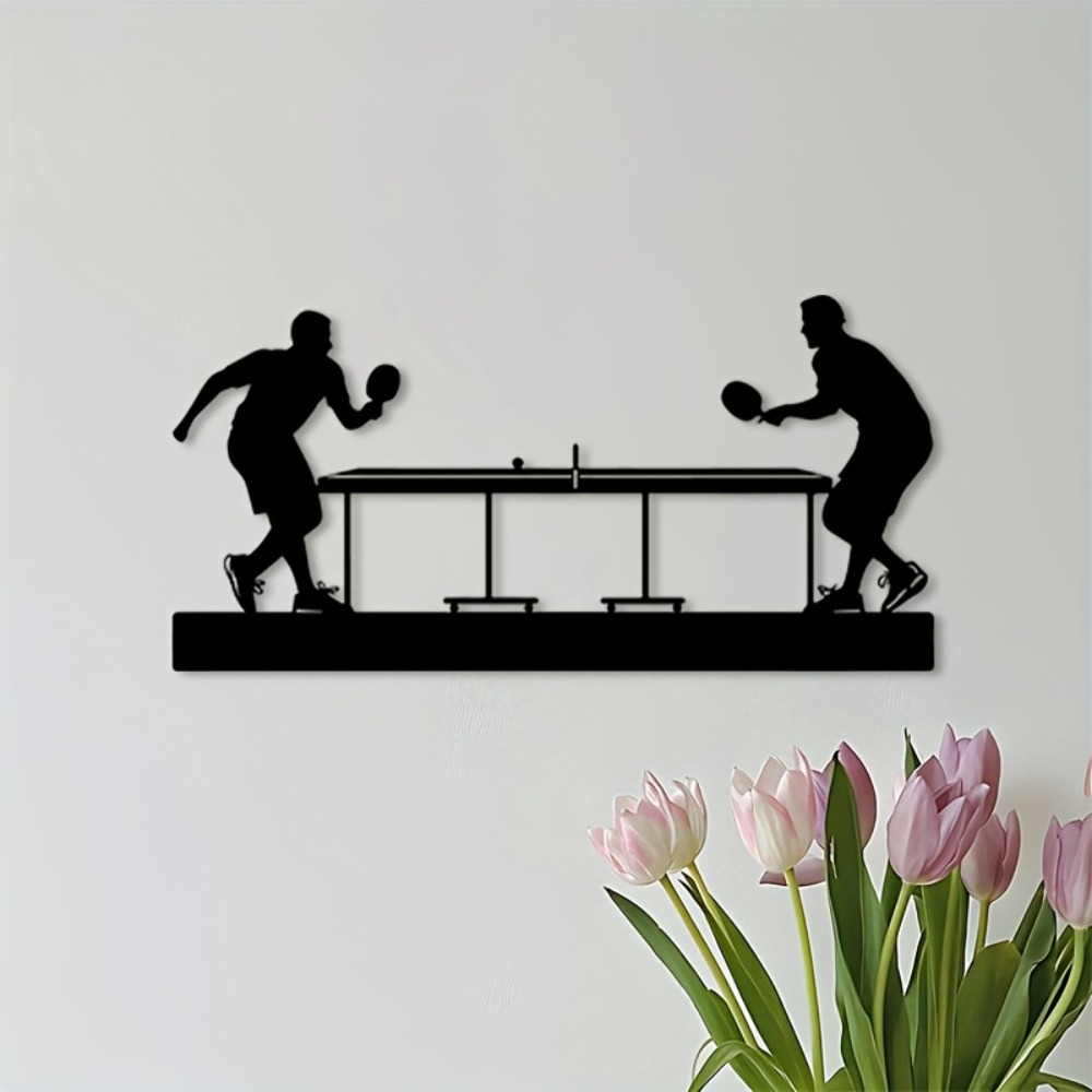 Iron Wall Art Table Tennis Pla - مراجعة Table Tennis Player وسعره