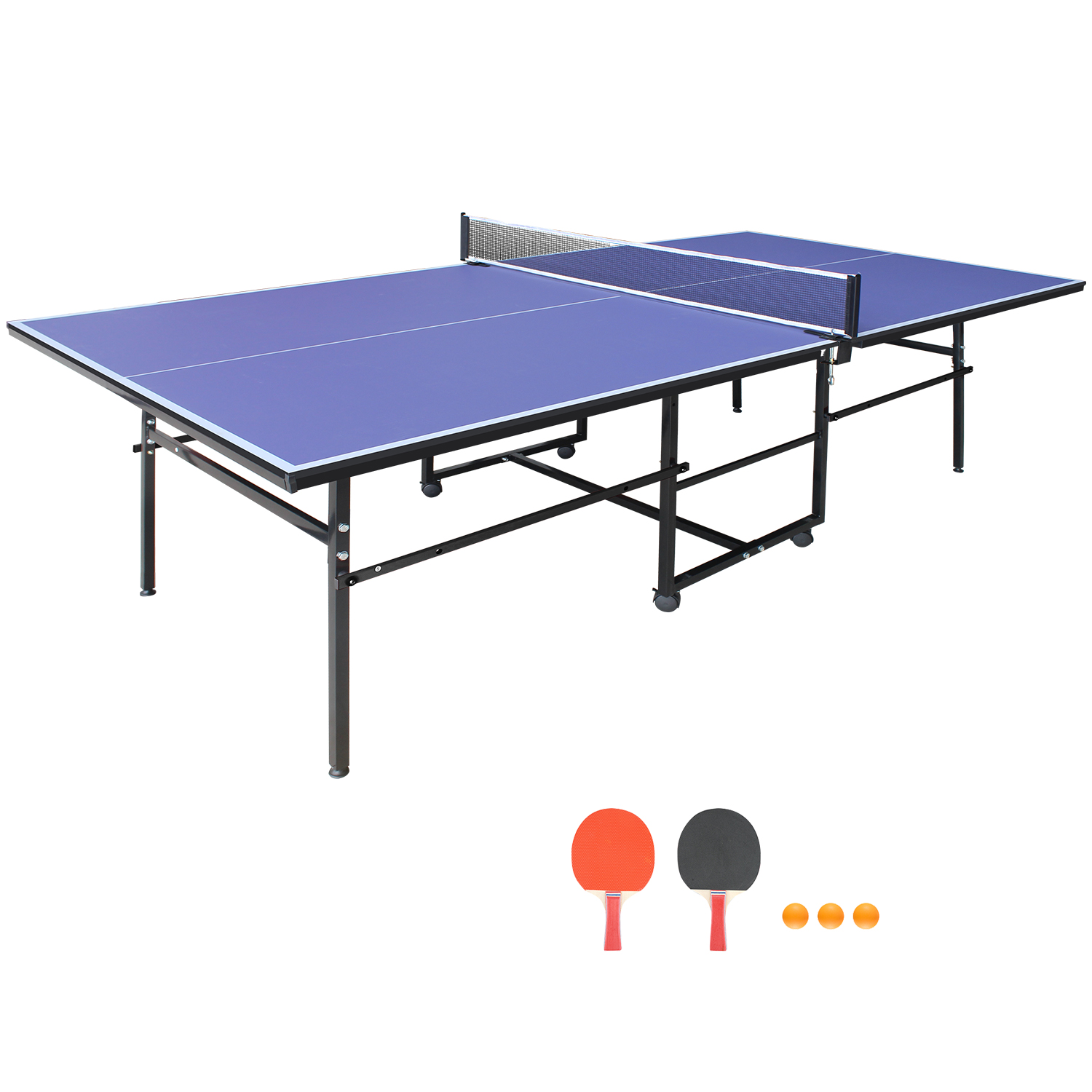 9 x 4.1 ft Blue Foldable Table - مراجعة Table Tennis Net Set وسعره