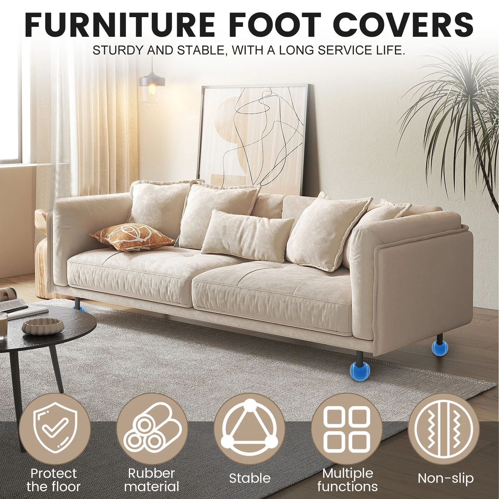 10Pcs Table Chair Foot Covers  - مراجعة Table Tennis Footwork وسعره