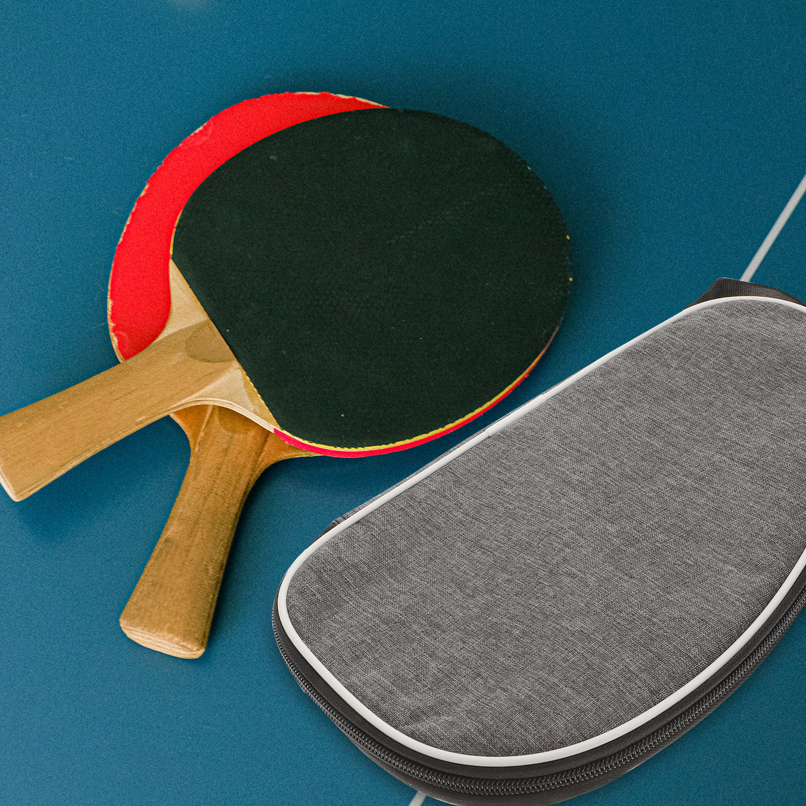 Grey Table Tennis Bag Portable - مراجعة Table Tennis Player وسعره
