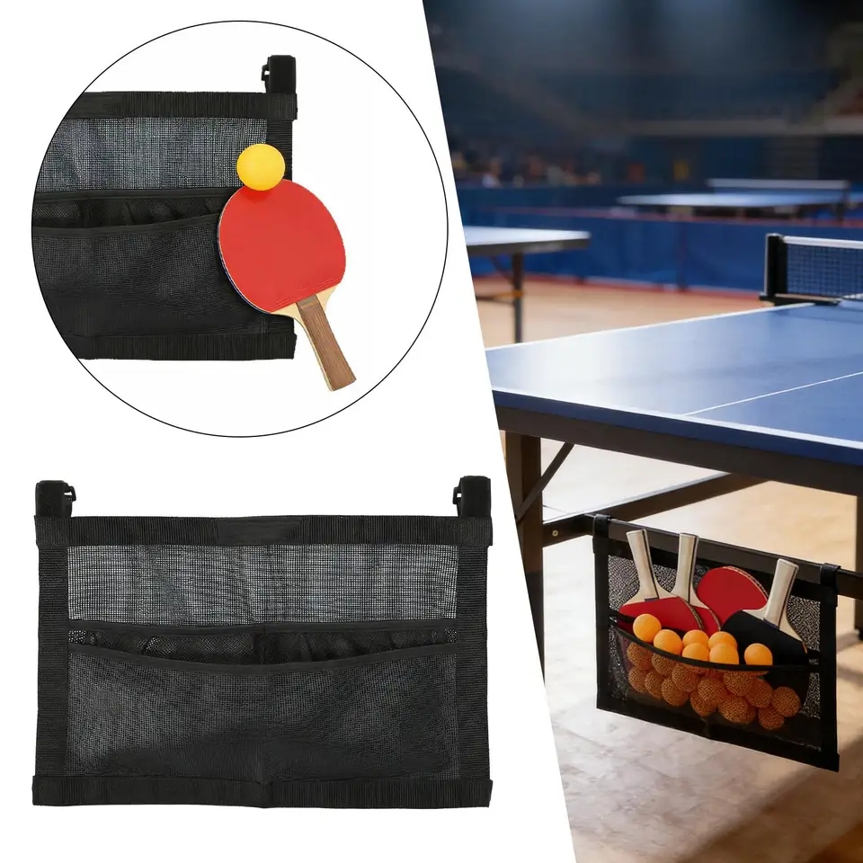 New Mesh Pingpong Ball Holder  - مراجعة Table Tennis Kit Bag وسعره