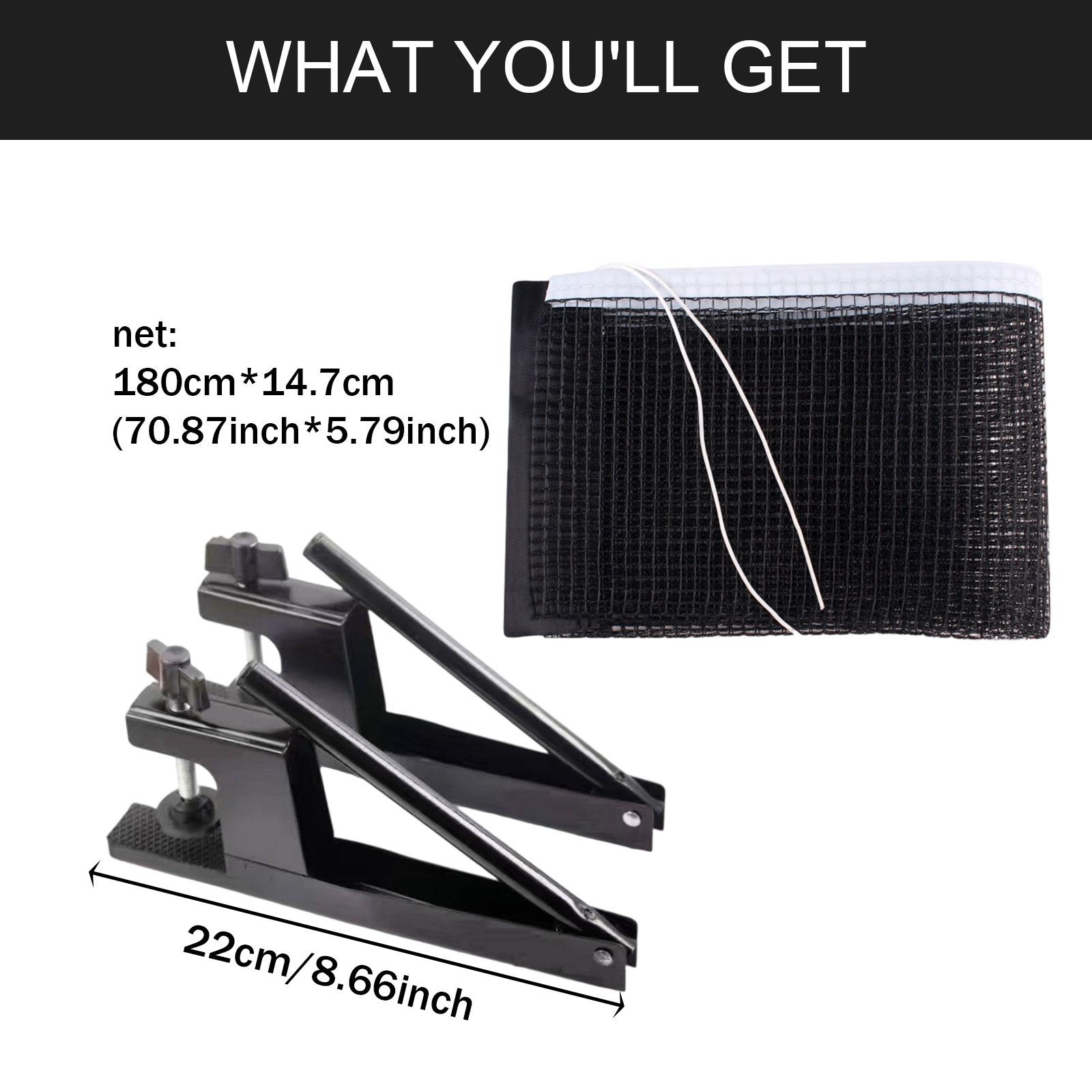 Folding Table Tennis Net and P - مراجعة Table Tennis Net Set وسعره